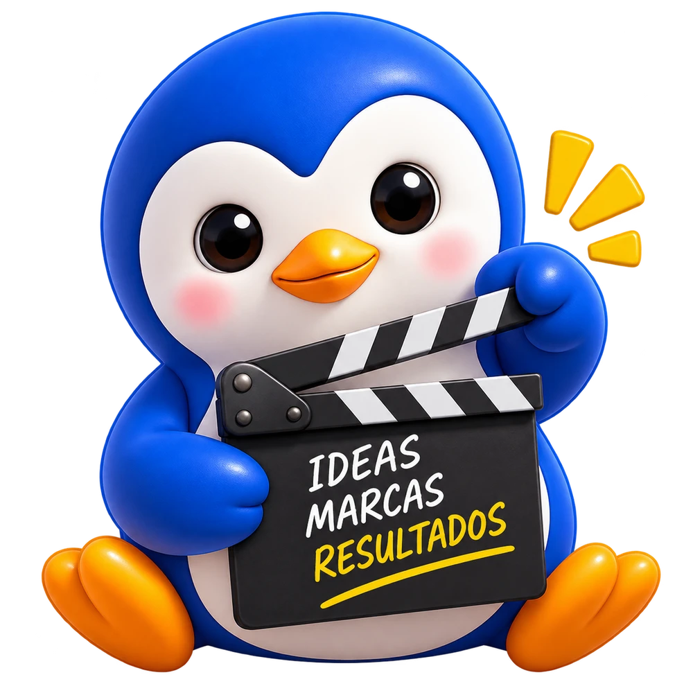 Pingüino de Nova con claqueta